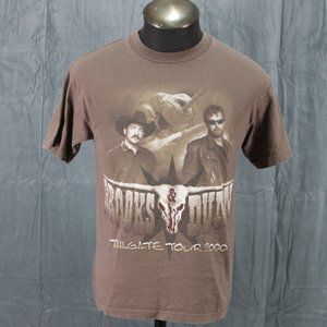 Country Music Shirt - Brooks and Dunn Tailgate Tour 2000 - Men's Medium